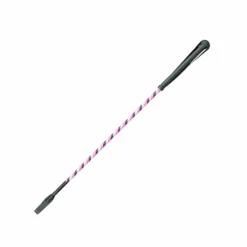 Cravaches*TdeT -  Cravache ruban argenté violet/fuchsia