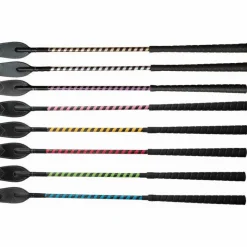 New -  Cravache Sucre d'Orge doré/noir Cravaches