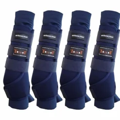 New - Guêtres d'écurie marine x4 Guêtres D'Écurie