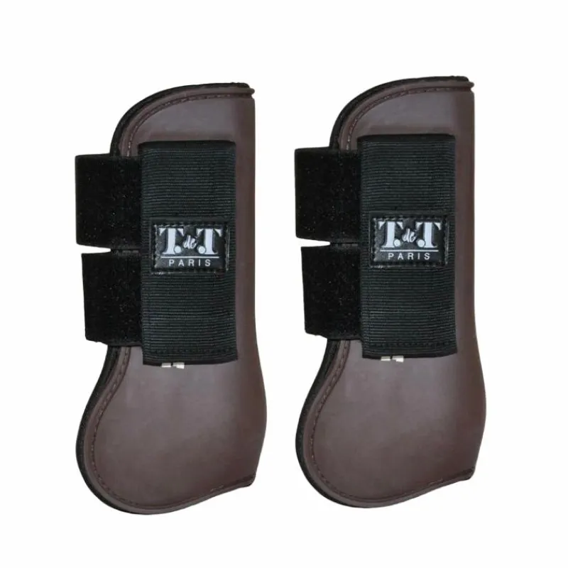 New - Guêtres First marron foncé x2 Guêtres Ouvertes|Cso