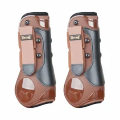 Sale - Guêtres ouvertes coques et cuir Guêtres Ouvertes Poneys|Guêtres Ouvertes