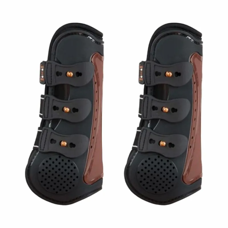 Outlet - Guêtres proteck' compet noir/marron x2 Guêtres Ouvertes|Cso