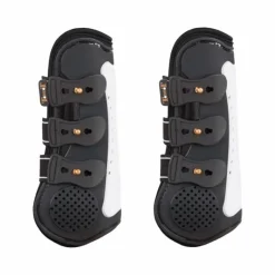 Outlet - Guêtres proteck' compet noir/blanc x2 Guêtres Ouvertes|Cso