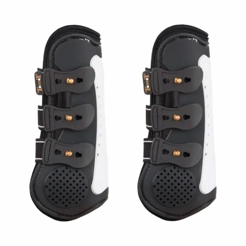 Outlet - Guêtres proteck' compet noir/blanc x2 Guêtres Ouvertes|Cso