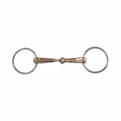 Mors Deux Anneaux|Mors Poneys*TdeT - Mors 2 anneaux creux alliage cuivre