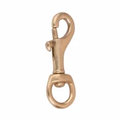 Quincaillerie|Mousquetons*TdeT - Mousqueton à pompe œil rond laiton