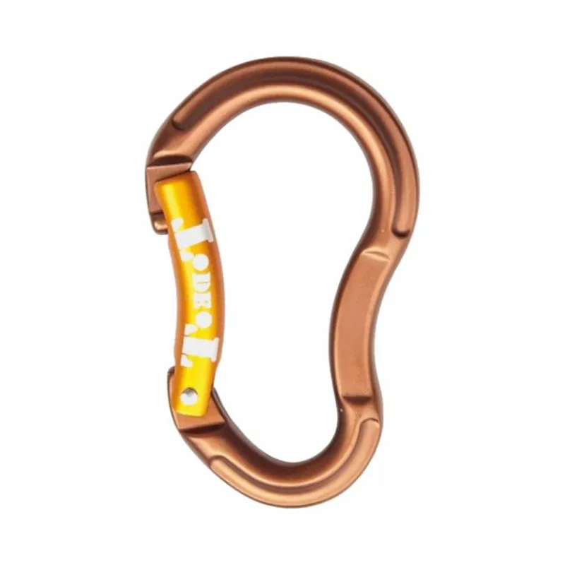 Best - Mousqueton d'escalade marron/orange Quincaillerie|Mousquetons