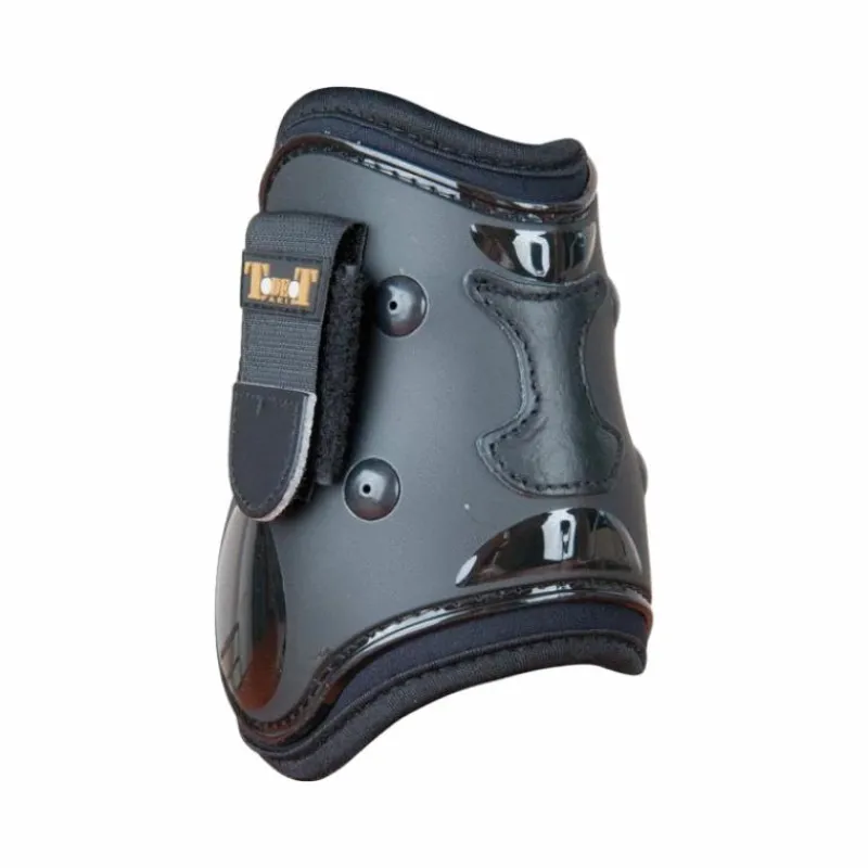 Sale - Protèges boulet coque et cuir noir Endurance|Protège-Boulets