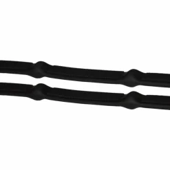 New - Rênes en caoutchouc micro-picots avec arrêtoirs intégrés Rênes Et Arrêtoirs De Rênes