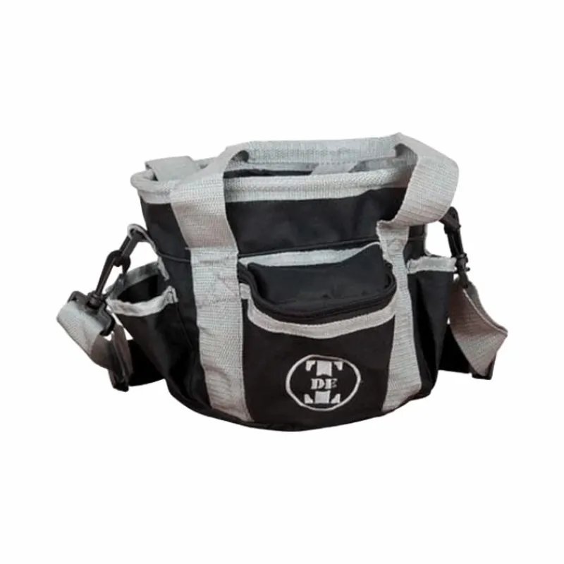 Clearance - Sac de pansage petit modèle noir/gris Sacs Et Coffres D’Écuries|Sacs Et Malles De Pansage