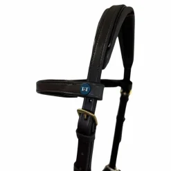 New - Sidepull en cuir No More havane foncé Sidepull