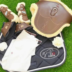 Online - Cloches Safety Bell Marron Concours Complet D'Equitation