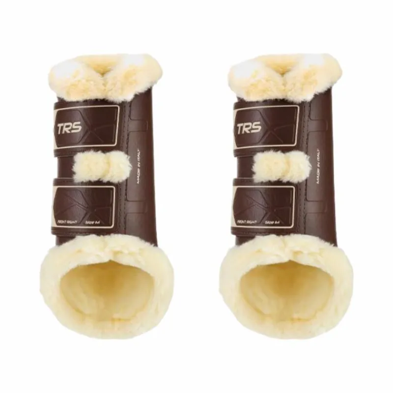 - Guêtres fermées antérieurs TRS Save the Sheep Marron x2 Guêtres Fermées