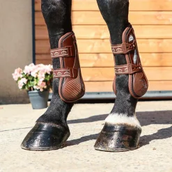 Cso|Guêtres Ouvertes*Veredus - Guêtres ouvertes Carbon Gel Vento Marron x2