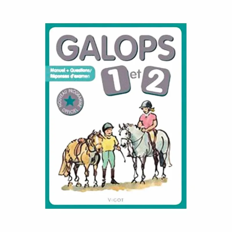 Librairie*Vigot - Livre "Galops 1 et 2"