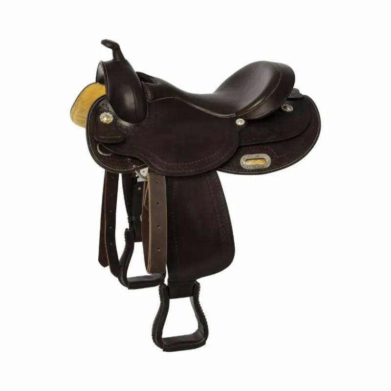 Selles Western*Westride - Selle western by Franck Perret Arvada chocolat Marron