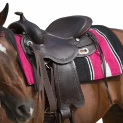 Western|Tapis De Western*Westride - Tapis navajo coton/ acrylique / noir Rose