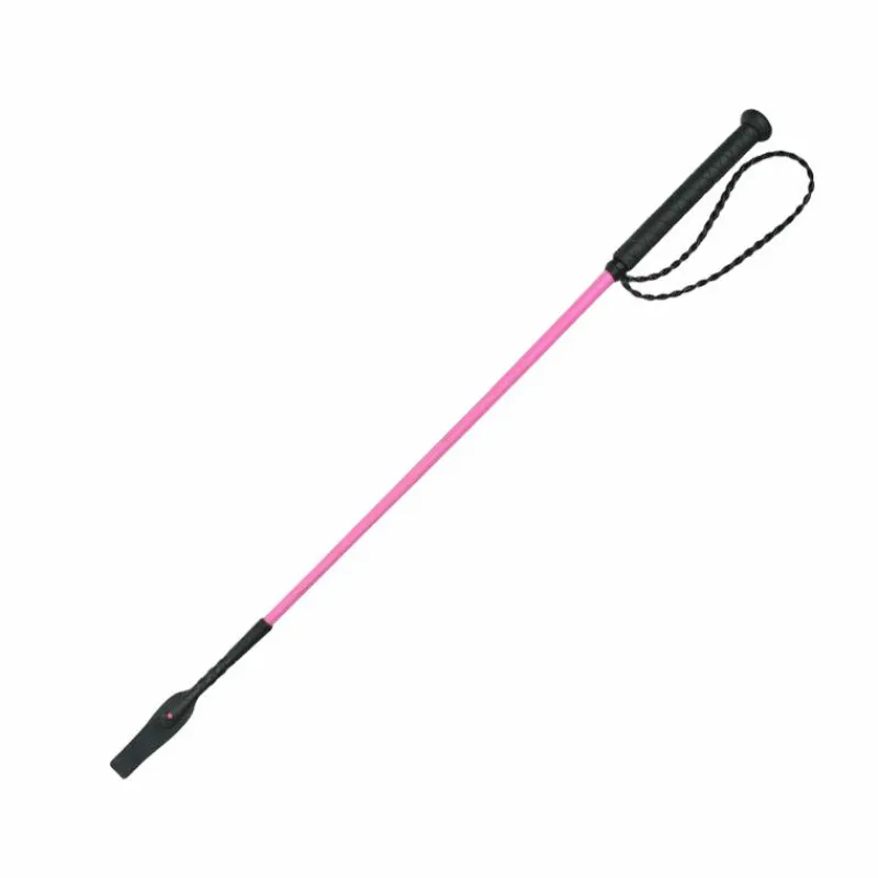 Cravaches*Whip&Go - Cravache Twist à poignée 65 cm Rose